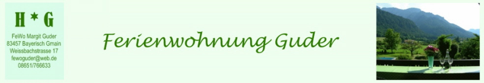 Gro�z�gige Ferienwohnung in Bayerisch Gmain f�r 1 bis 4 Personen Ferienwohnung Bayerisch Gmain